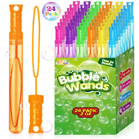 SpringFlower bubble wand orange for outdoor play and party favors.