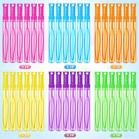SpringFlower bubble wand in six bright colors for group bubble games