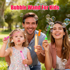 SpringFlower bubble wand yellow perfect for sunny outdoor events and gifts.