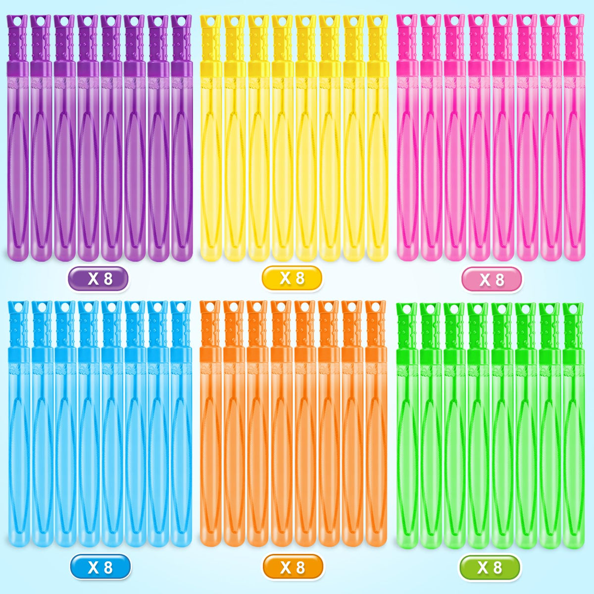 SpringFlower 48-piece set in a sturdy box for leak-free storage