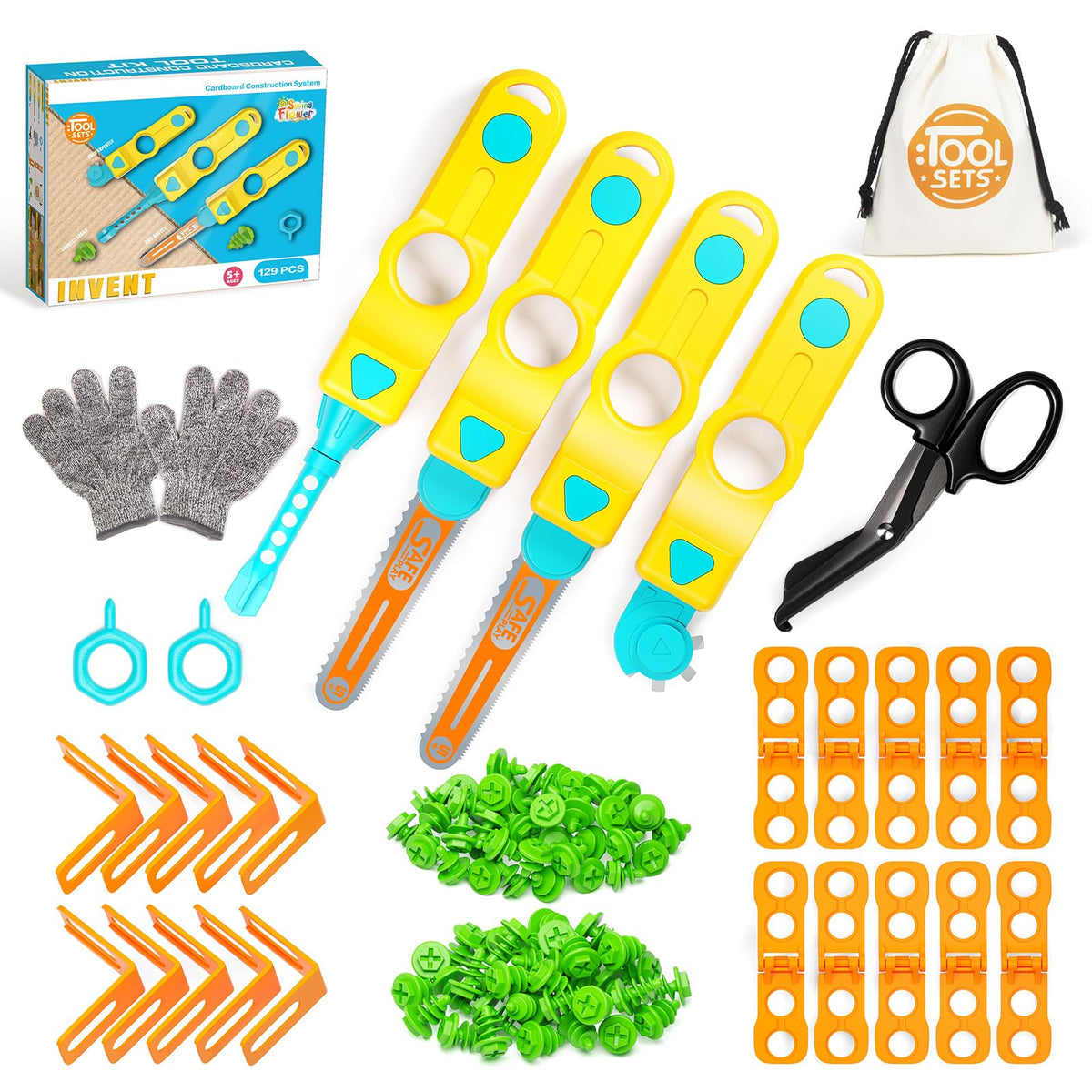SpringFlower cardboard cutter kit for kids enabling creative projects