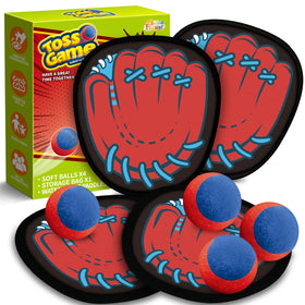 SpringFlower catch and toss paddles with adjustable straps for family play