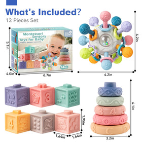 SpringFlower close-up texture teether highlights chew points and material quality