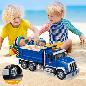 SpringFlower dump-truck LED lights enhance visibility during playtime in any room