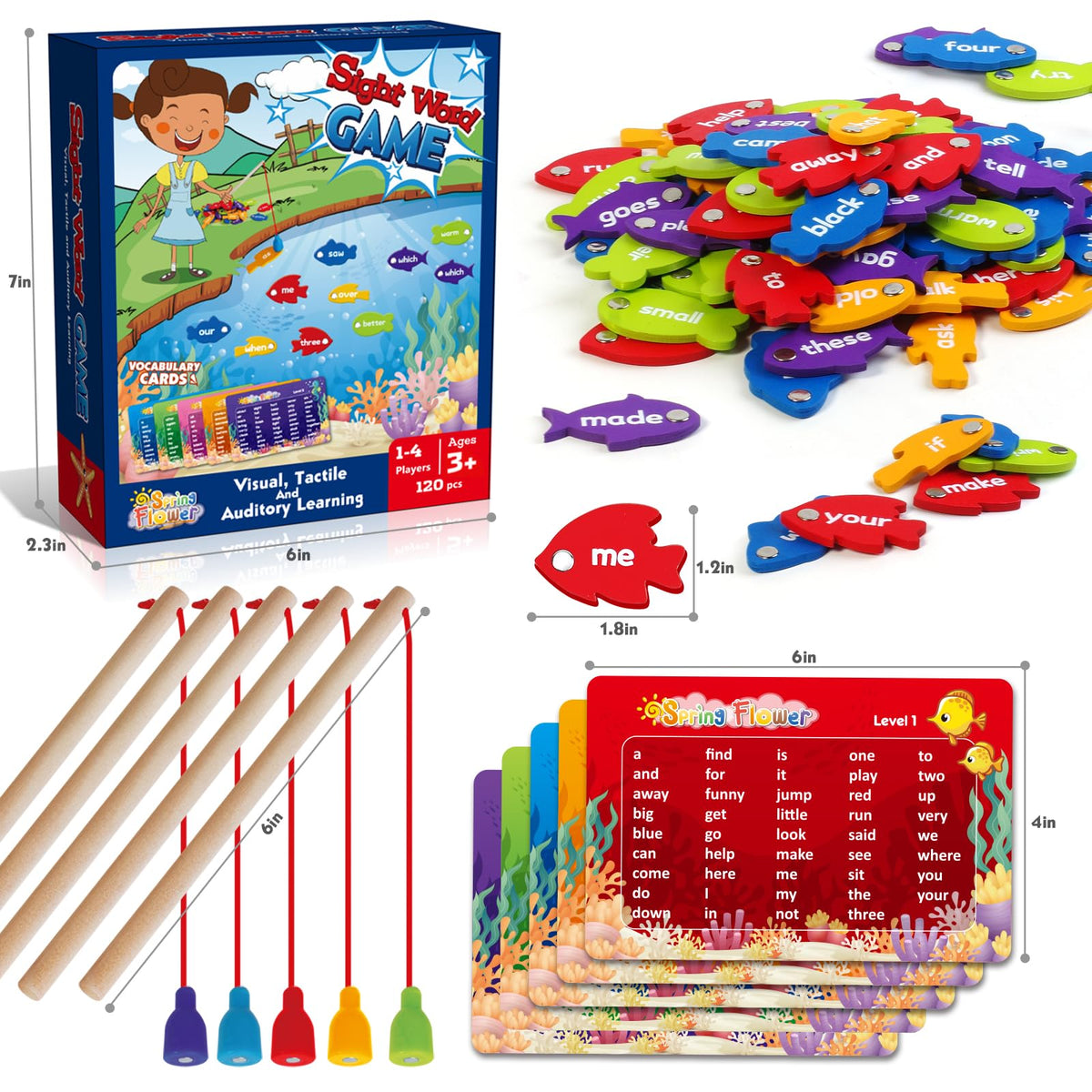 SpringFlower durable wooden construction with smooth edges and safe finishes.