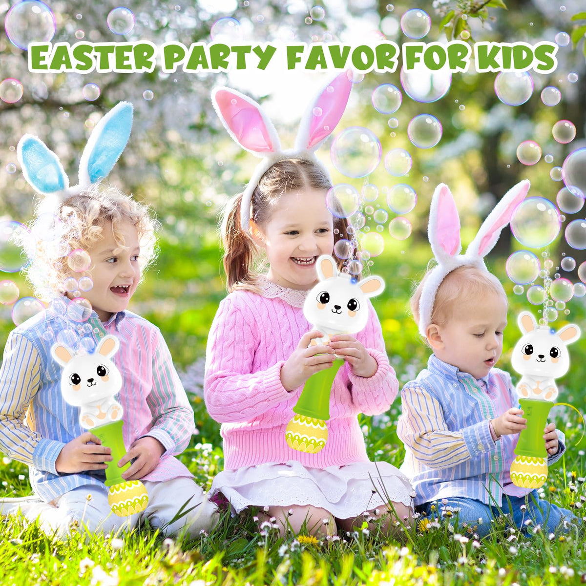 SpringFlower bubble wand battery compartment requires 3 AA batteries for operation