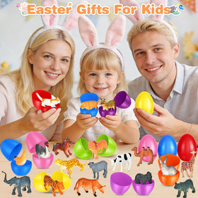 SpringFlower 24-pack Easter eggs for gift bags and party supplies