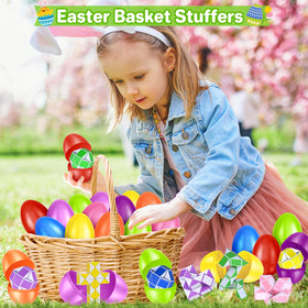 SpringFlower Easter hunt setup ready for classrooms or parties.