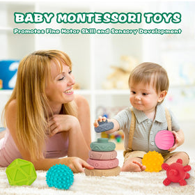SpringFlower embossed animals and numbers encourage early recognition and sorting.