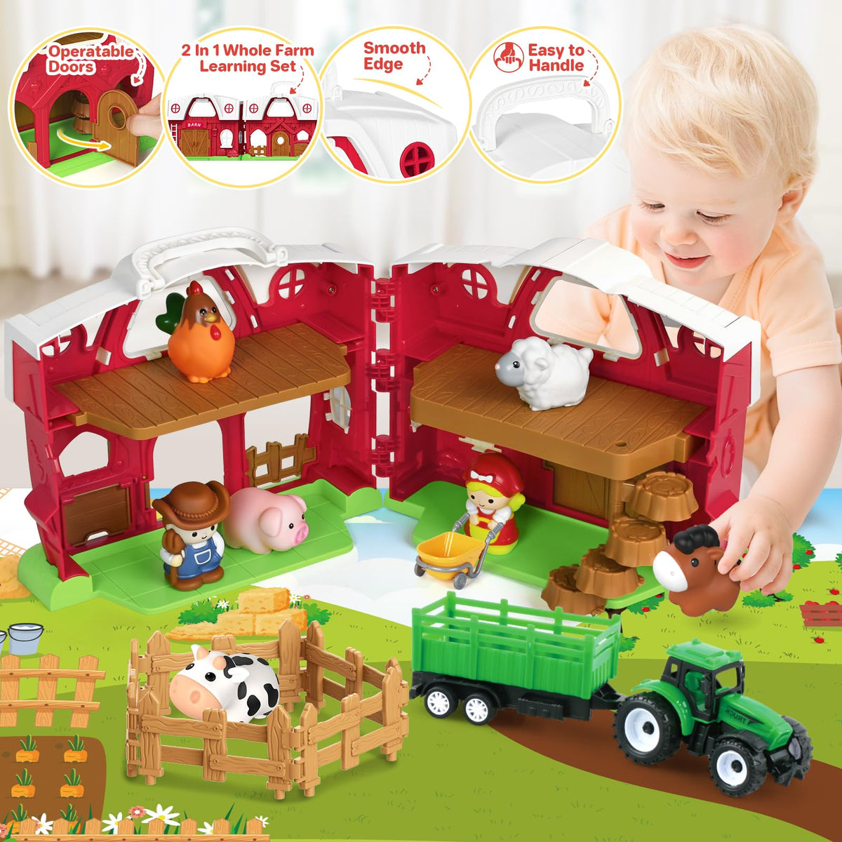 SpringFlower farmwife figurine to accompany barn adventures