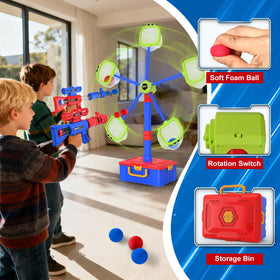 SpringFlower foam ball popgun duo guns set for safe two-player play.