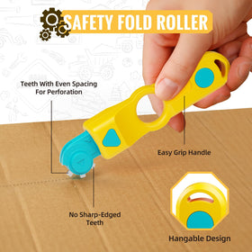 SpringFlower fold roller for precise cardboard creases