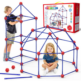 SpringFlower fort-building-kit 30 magic balls enable quick, sturdy forts indoors or outdoors.