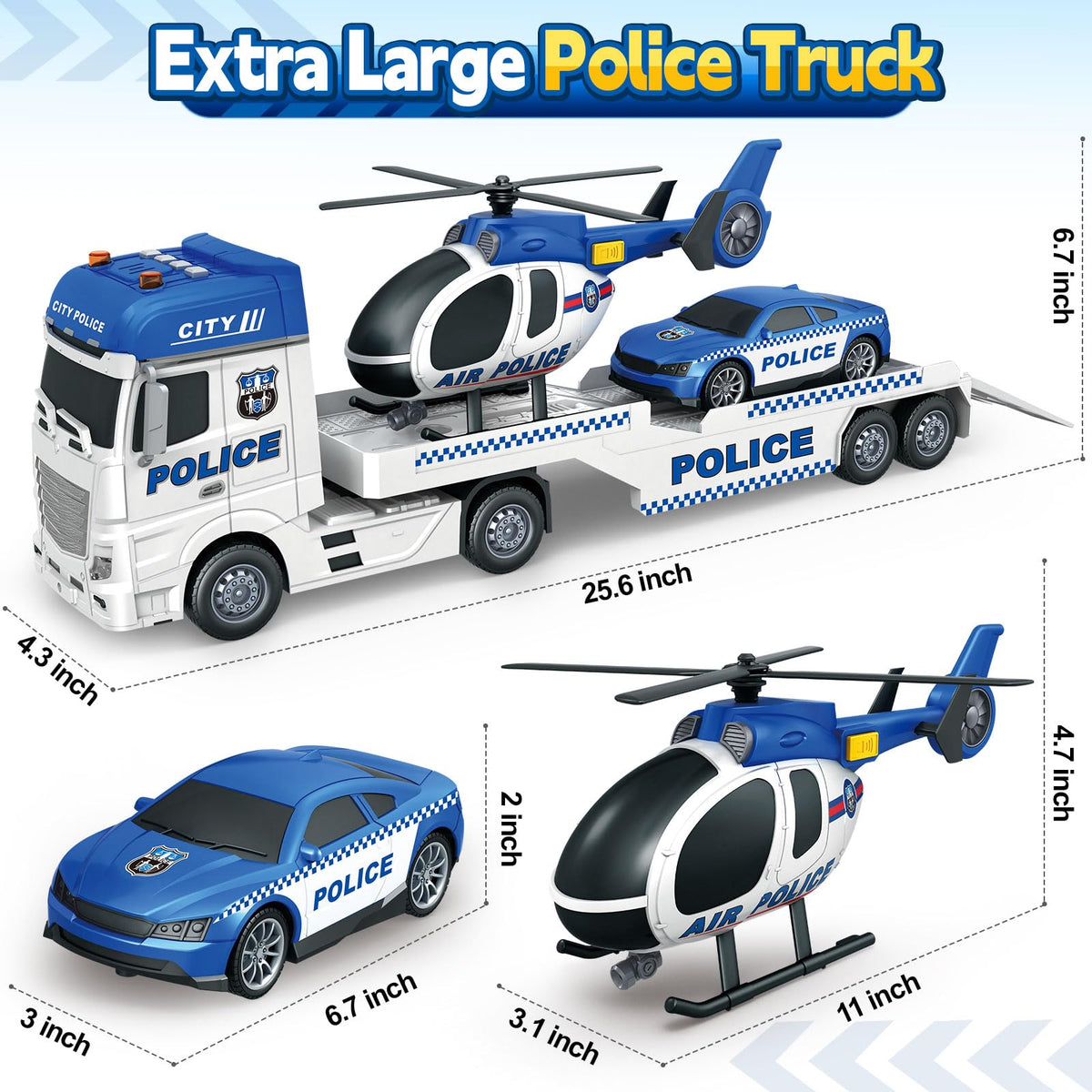 SpringFlower gift packaging makes this 3-in-1 truck a ready-to-gift option.