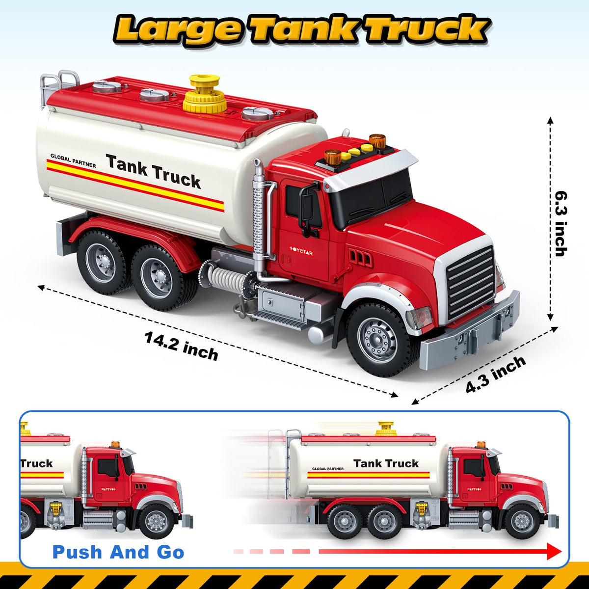 SpringFlower gift-box truck toy ideal for birthdays and holidays.