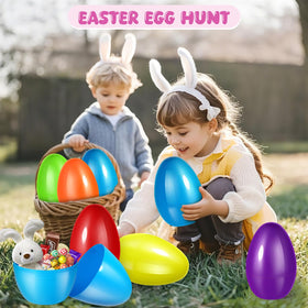 SpringFlower jumbo Easter egg purple adds bright color to festivities