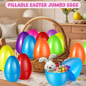 SpringFlower jumbo Easter egg red great for gift baskets and surprises