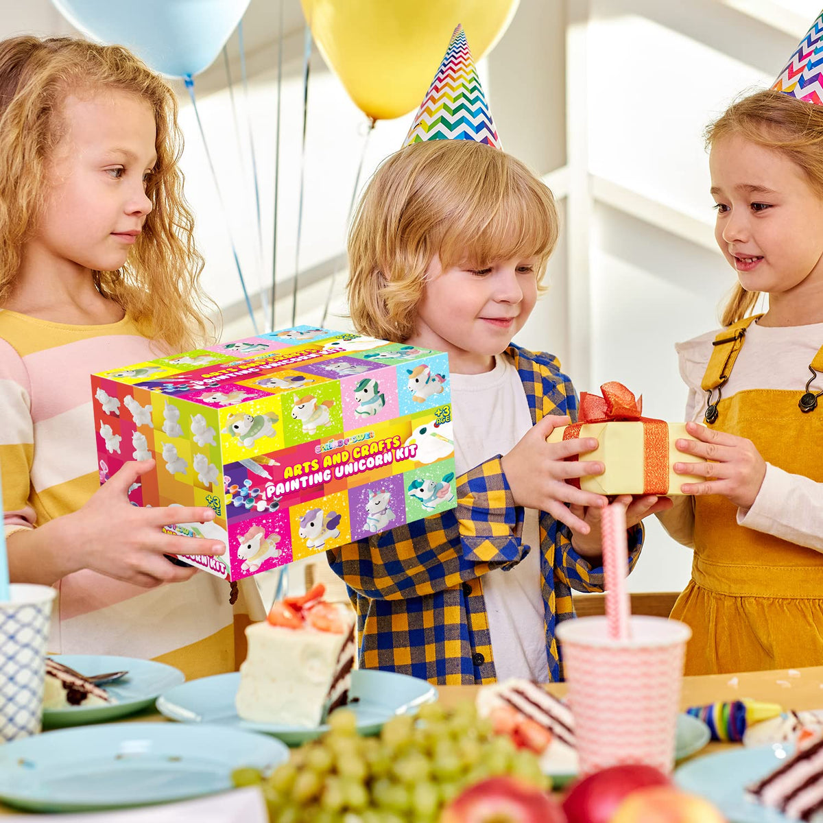 Kids craft gift kit perfect for birthdays and holidays