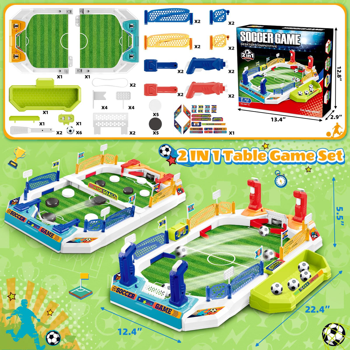 SpringFlower foosball table scoreboard close-up highlights goal alerts and scoring fun.