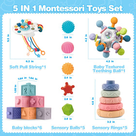 SpringFlower 5-in-1 Montessori set supports early learning
