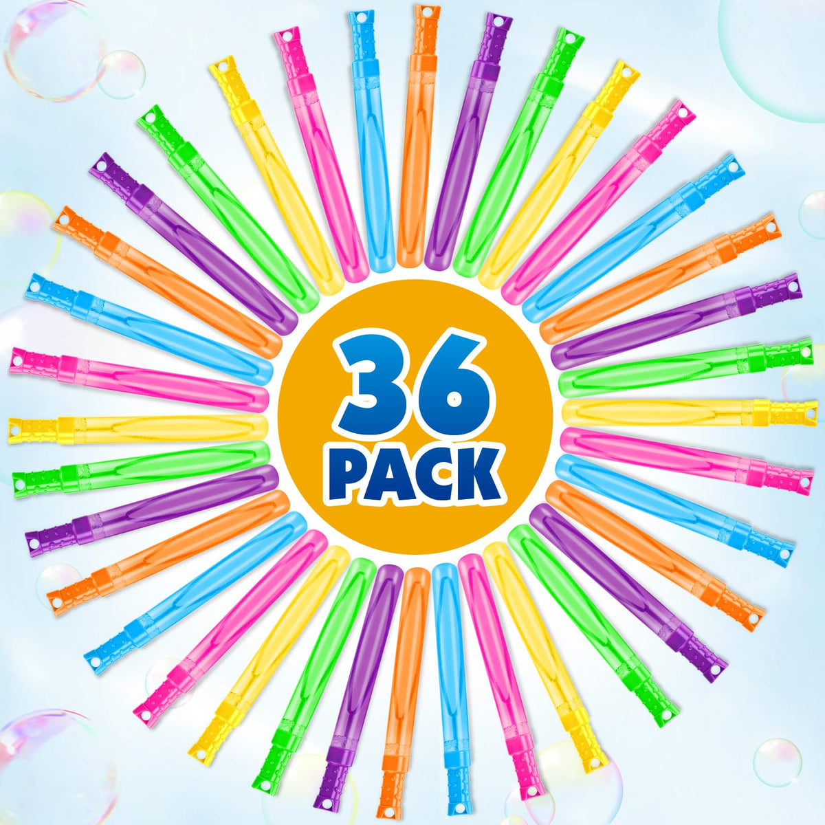 SpringFlower party favors with bubbles for weddings and celebrations