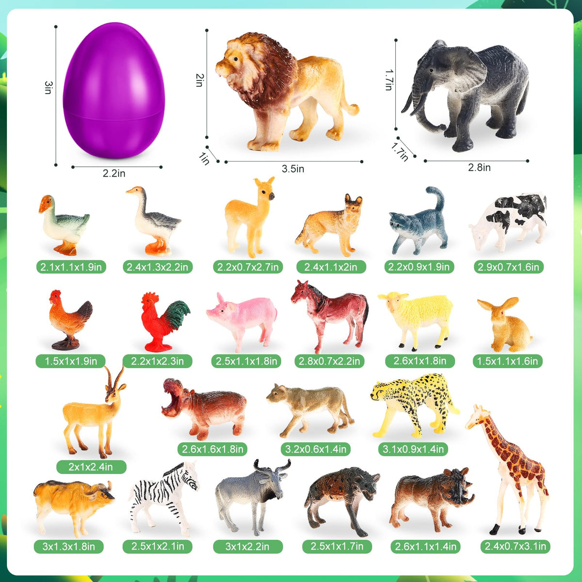 SpringFlower toy eggs in six colors showcasing easy Easter egg hunt possibilities.