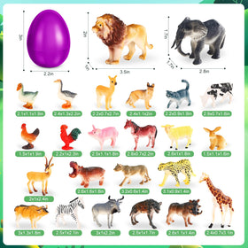 SpringFlower toy eggs in six colors showcasing easy Easter egg hunt possibilities.