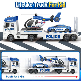 SpringFlower truck lights and sounds enhance immersive storytelling during play.