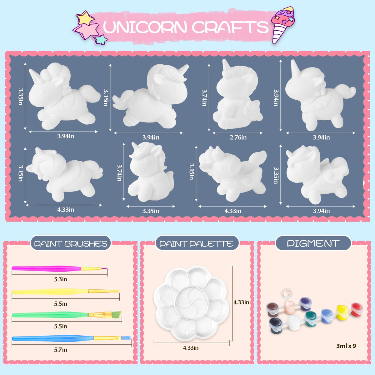 Unicorn party activity ideal for group crafts and playdates