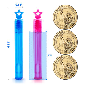 SpringFlower bubble wands in ten vibrant colors for colorful play.