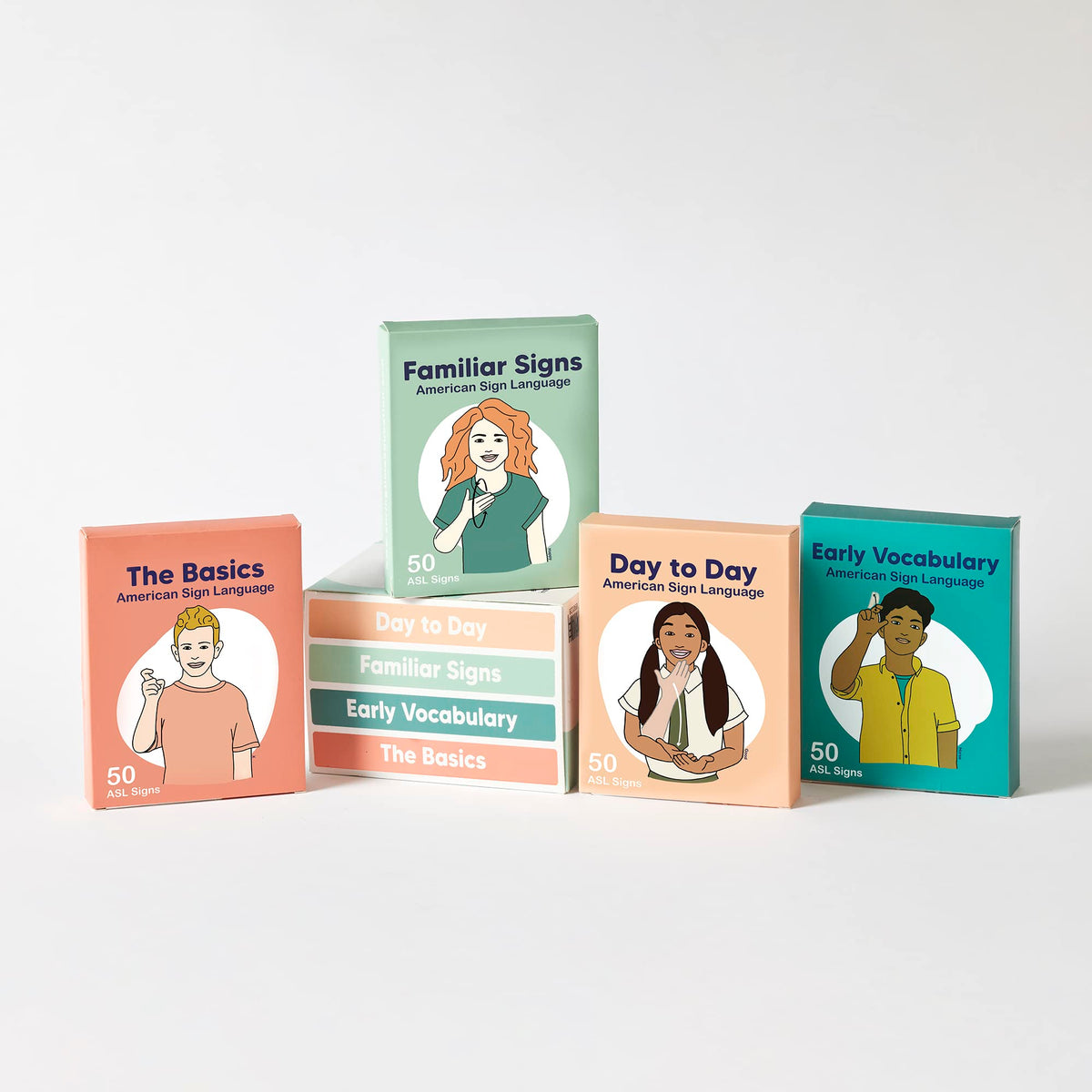 Springtime Education ASL flash cards day to day pack supports signing in routines