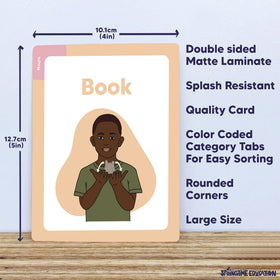 Springtime Education ASL flash cards early vocabulary pack builds foundational signs for daily use