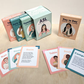 Springtime Education ASL flash cards familiar signs pack covers common gestures for quick practice