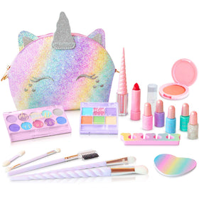 Sprinkles Toyz Kids Real Makeup Kit with unicorn purse for imaginative, safe pretend play