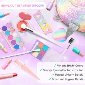Sprinkles Toyz Unicorn Purse Makeup Kit adds portability for on-the-go pretend play