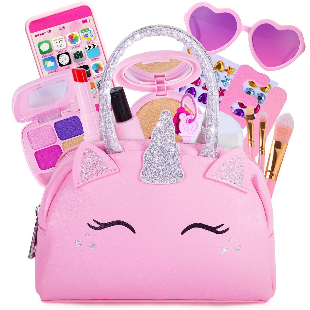 Sprinkles Toyz unicorn purse for portable pretend play and imaginative storytelling.