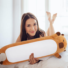 Thoughtful gift-ready Sprinqdawin capybara plush with playful, long form.