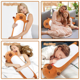 Multi-functional Sprinqdawin plush can be a sofa cushion or sleeping companion.