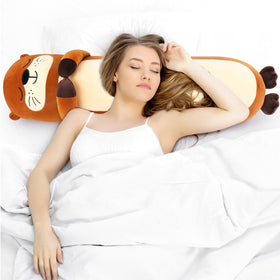 Sprinqdawin decorative otter plush adds whimsy to any room.