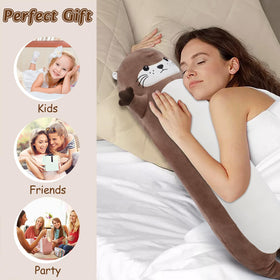 Sprinqdawin otter plush fabric is soft with down cotton filling for plush support.