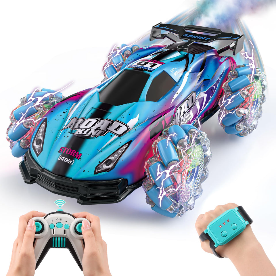 SPRSHY RC stunt car with gesture remote for intuitive beginner play sessions