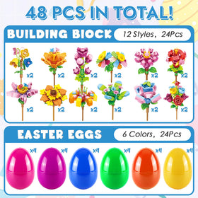spxkd flower building blocks inside egg to boost creativity