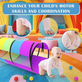SPXKD breathable tunnel features large windows for airflow and kid-friendly comfort