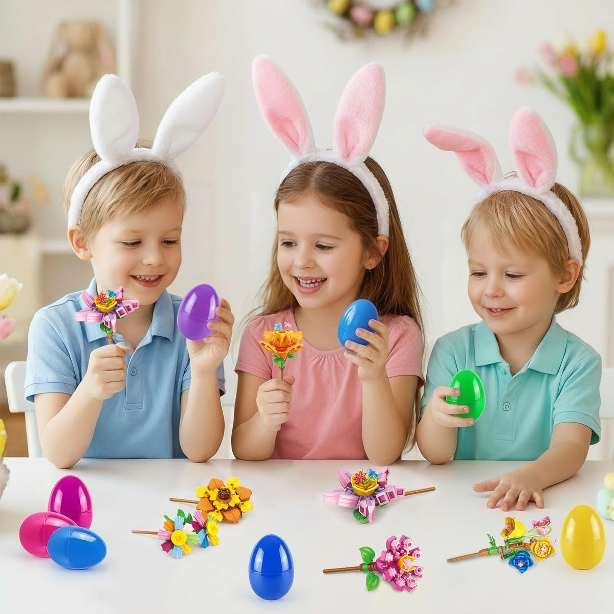 spxkd durable non-toxic plastic eggs for safe portable play