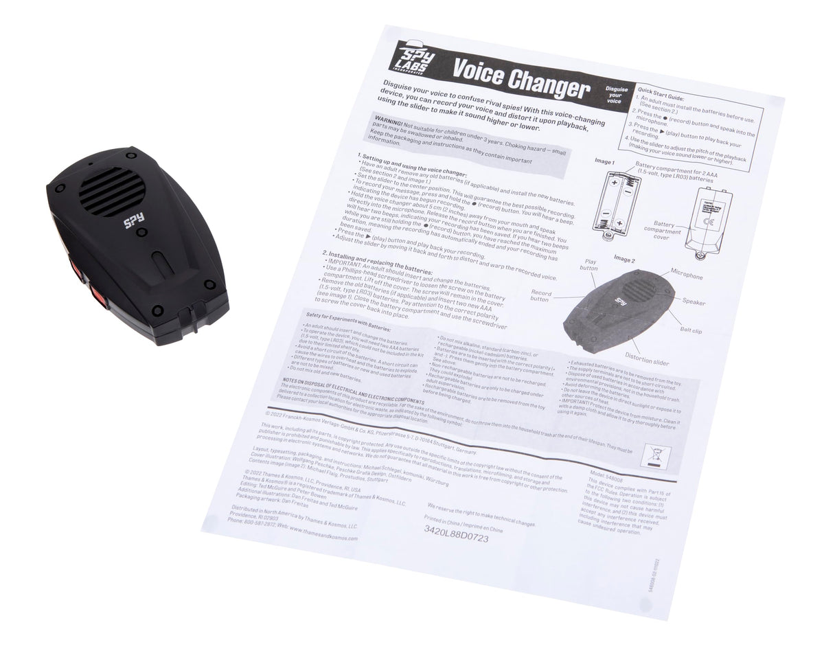 Spy Labs box included accessories highlights ready to explore detective adventures.