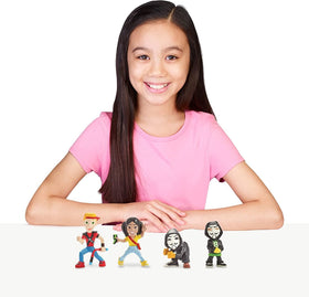 Figure with 4-point articulation for flexible posing in Spy Ninjas lineup