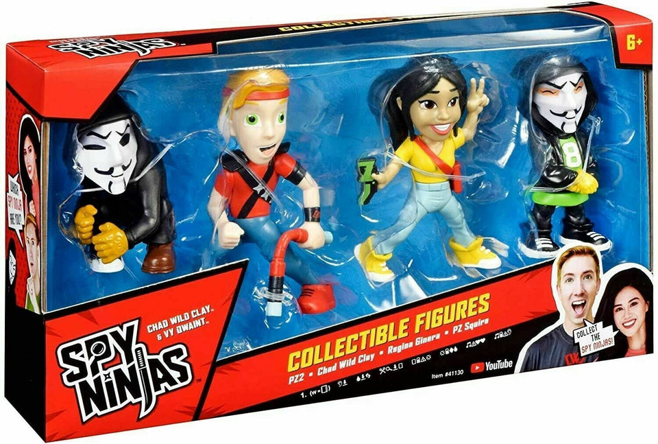 Spy Ninjas Chad figure with Transforming Stealth Stick for dynamic posing