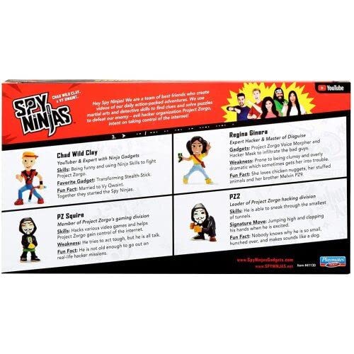 Spy Ninjas Collectible Figure 4-Pack packaging for shelf display