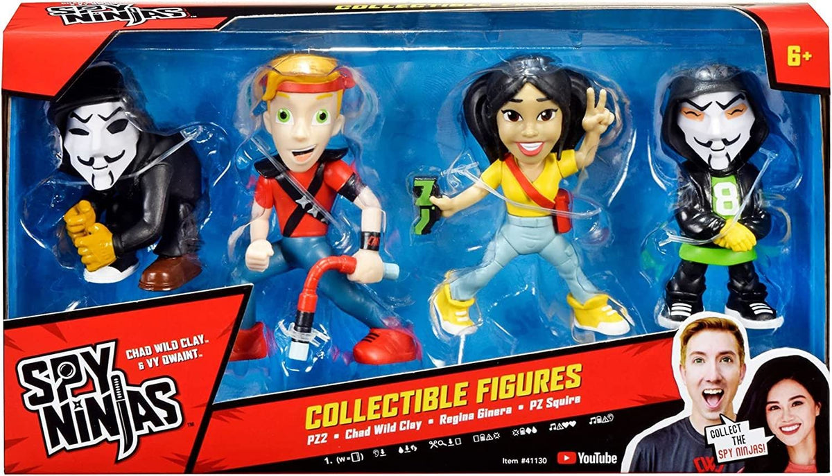 Spy Ninjas PZ Squire figure for gaming-inspired posing and play