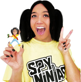 Spy Ninjas Regina figure with Voice Morpher and Hacker Mask for display